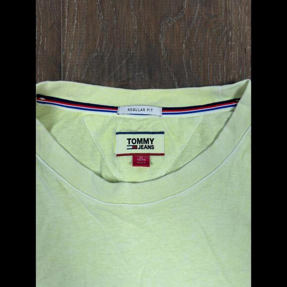 Tommy Jeans Green T-Shirt Mens size XL - Picture 2 of 5